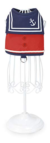 Croci Pettorina per Cani Old Cptain Red XS, 28-33