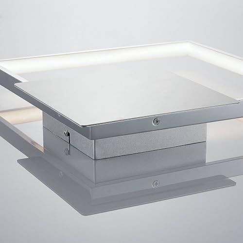 Lindby Applique A Led Anays, 32 Cm X 32 Cm, Cromo/Chiaro - 8