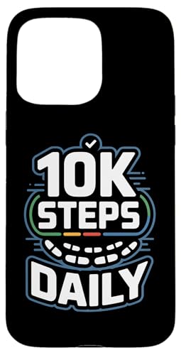 10k Steps Daily �����ꖜ�� �����v �E�H�[�L���O���� ���N�K�� �X�}�z�P�[�X iPhone 15 Pro Max �p