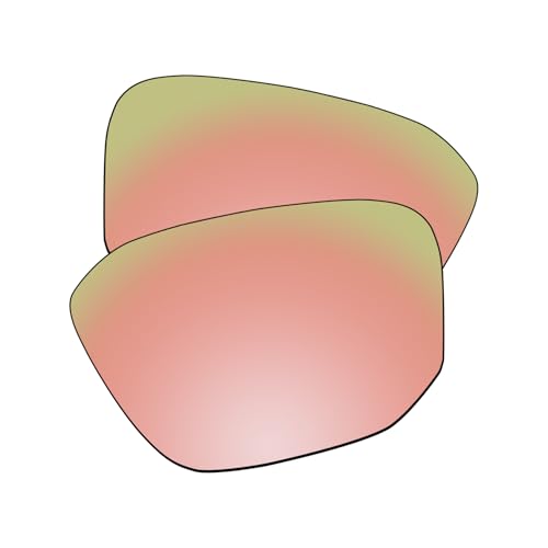EZReplace Lenses Replacement for Oakley Crosslink Fit OX8142 56mm Eyeglasses (Polarized Lenses) - Fits Oakley Crosslink Fit OX8142 56mm Frame (Rose Gold)