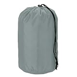 YELARXI Stuff Sack, Nylon Waterproof Storage Sacks Portable Drawstring Dry Stuff Bag Gear Organization with Toggle, 7x13Inch Fit for Backpacking Camping Traveling Hiking(Gray)