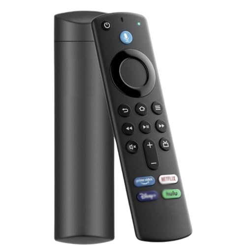 Controle Remoto Compatível Fire Stick da amazon com Comando de Voz e Controle TV - Teclas de atalho,