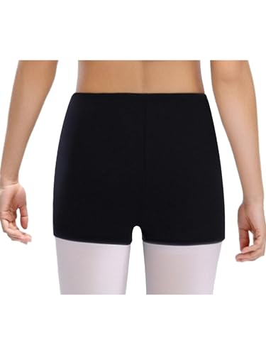 YEAHDOR Kids Girls High Waist Elastic Sport Shorts Ballet Dance Gymnastics Training Shorts Hot Pants4