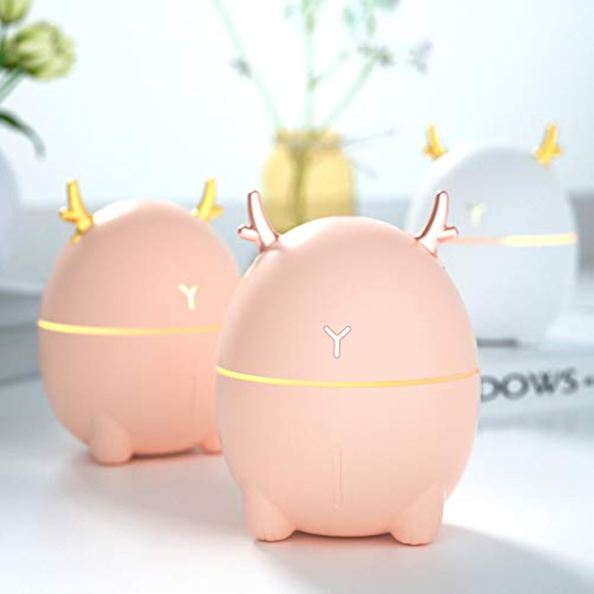 200ML Mini Air Humidifier, Deer-shaped Portable Design