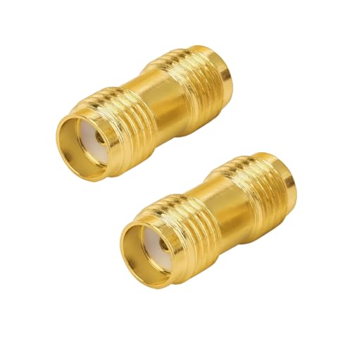 Adaptador SMA Hembra a Hembra, 2 unidades, 0-6GHz miniatura 1