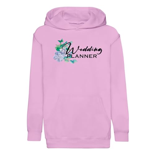 Sweat enfant Wedding Planner fleurs bleues pour cortège et fête