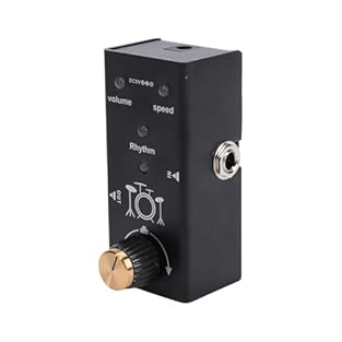 Versatile Drum Machine Pedal: Features 55 professional drum rhythms covering pop, rock, funk, and jazz styles. Great for both practice and live performances, it eliminates the need for additional drum equipment. Seamless Signal Integration: Allows gu...