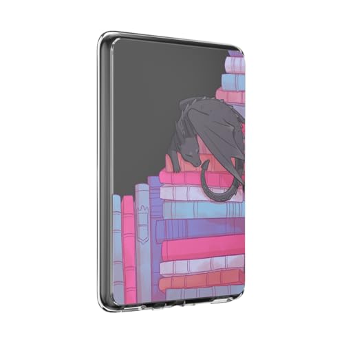 Image of PopSockets Kindle Paperwhite Case (12th Gen, 7 inch, 2024 /25), Signature Edition & Colorsoft - Slim Protective Cover with Built-in MagSafe Ring for MagSafe PopGrip, E-Reader Accessory - Curled Up