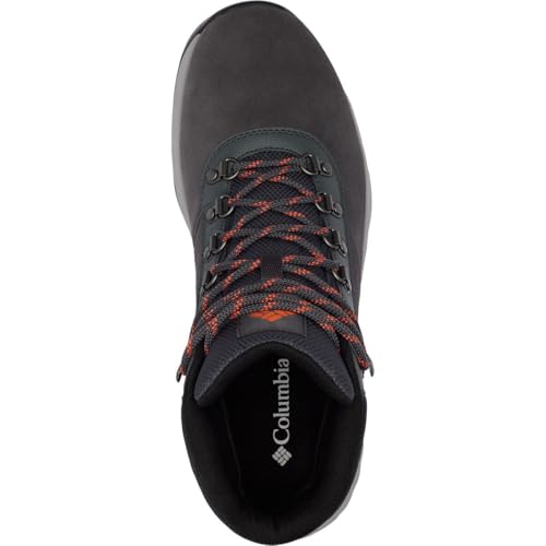 Columbia Men's Newton Wander Hiking Shoe, Dark Grey/Red Quartz, 9