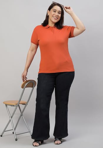 Image of Wear Your Opinion Womens Plus Size Polo Collar Neck T-Shirt Top