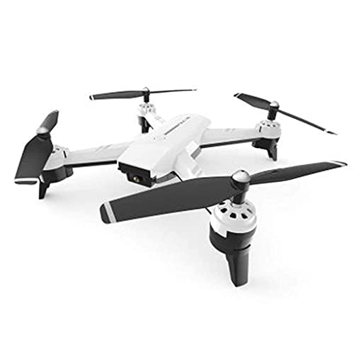 GPS Drone 1080P Dual Camera for Adults， WiFi FPV Live Video Foldable Mins Flight Time Follow Me RC Quadcopter for Beginners，1080P Wide Angle White