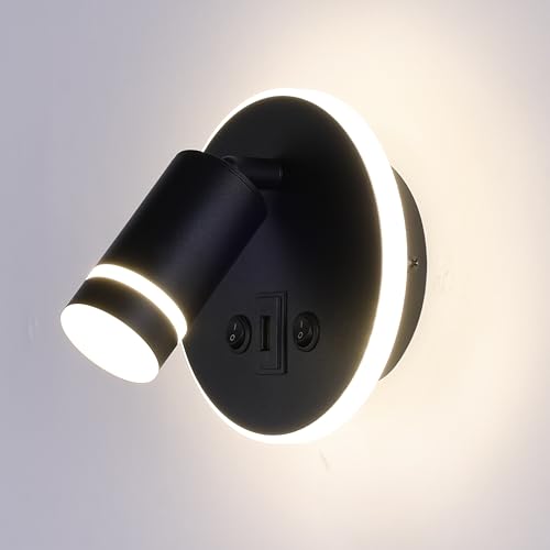 Maichis 12V LED Wall Sconce with USB