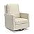 Storkcraft Calabasas Upholstered Nursery Swivel Glider by Storkcraft