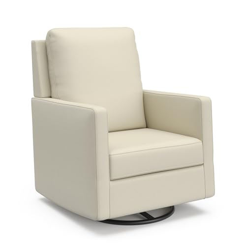 La Mejor Lista de Sillones y mecedoras para la lactancia disponible en línea. 49 Storkcraft Calabasas Sillón mecedor de guardería para Espacios pequeños (Marfil) - Tamaño convenientemente Compacto, Silla de guardería diseñada para guarderías y...