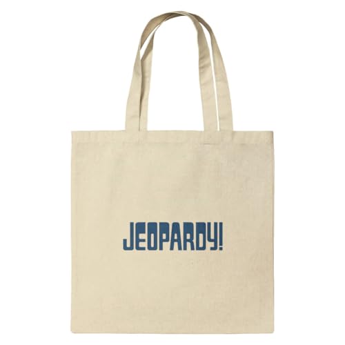 GRAPHICS & MORE Jeopardy Classic Logo Grocery Travel Reusable Tote Bag - Large