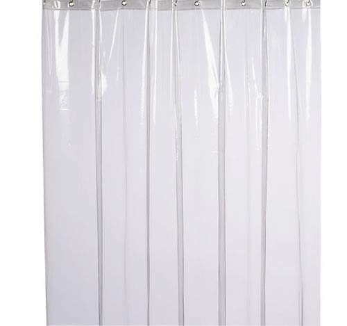 Image of Stylista 0.20 mm Plastic AC Curtain, 4.5 X 10ft (Transparent)