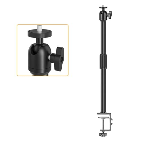 Soporte ajustable para proyector con tornillo de 1/4 y abrazadera de fijación 8