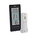 Produktbild TFA Dostmann Funk-Thermometer Buddy, 30.3072.01, Außentemperatur und Innentemperatur, Höchst- und Tiefstwerte, Funkuhr, schwarz