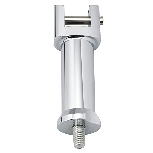 Image of Left and Right Passenger footpeg supports for Harley Softail Models 2018 2019 2020 2021 2022 Deluxe Fat Boy Heritage Sport Glide Softail Slim Street Bob Breakout Low Rider models,Chrome