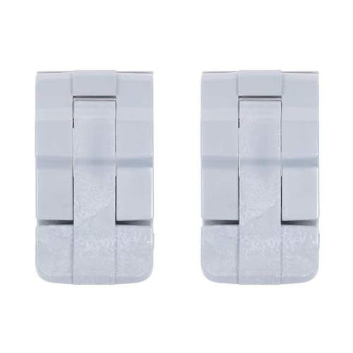 2 Pelican Silver Replacement Double Throw Medium Latches. Fits Protector Series.