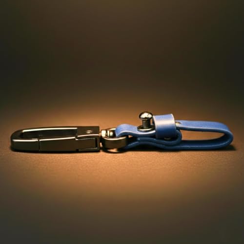 Image of THE MEN THING - Stylish Multicolor Stainless Steel Keychain for Men & Boys (URBAN AXIS BLUE)