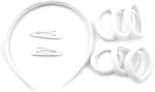 Chic School Set 4 for Hairs, White