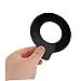 HEMOTON 2pcs Excavator Round Rubber Gasket Heavy Duty Machine Replacement Parts Shock Absorbing Vibration Dampening Durable Industrial Equipment Sealing Rings Compatible with Excavator