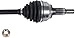 Detroit Axle - Front CV Axle for 06-10 Hummer H3, 09-10 H3T, CV Axle Shaft Assembly 2006 2007 2008 2009 2010 Replacement