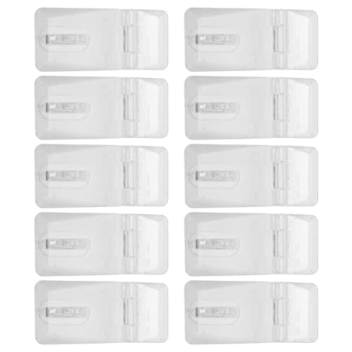 DOITOOL 20 Juegos Cerradura Transparente Corchete Candados Pestillo Pequeño Cerraduras Mini Bisagras Transparentes Mini Pestillo Del Gabinete Cerradura De Cerrojo Transparente Acrílico