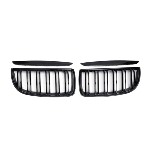 Rejilla de parachoques delantero E90 E91 2005-2008 con párpados de capó 2
