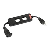 New KJ79 US Plug AC Current Line Splitter 1X/10X, 15A MAX with Voltage Tester Hole