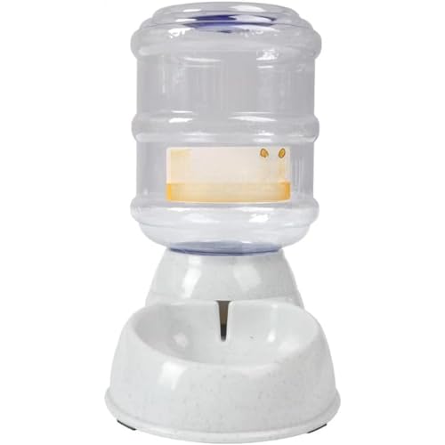 Yubbuio ペット給水器 自動給水 自動給餌機 3.8L 大容量 犬 猫用 ウォーターディスペンサー ペット用品 (自動給水器,グレー)