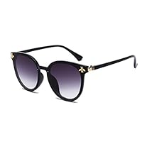 ELEGANTE Honey Bee Oversized Oval Sunglasses for Women
