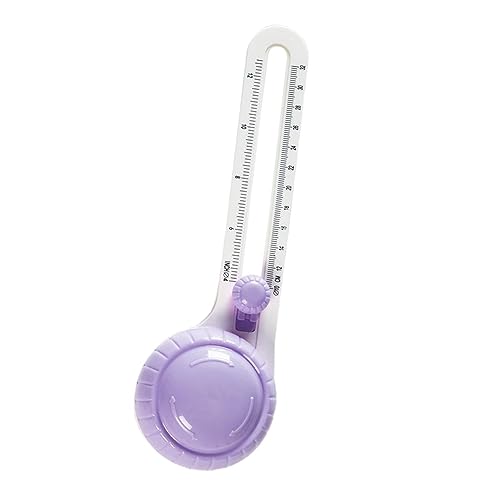 Evvmnaks 1 Pièce Cercle Cutter pour Papier Cutter Rotatif Circulaire Boussole Circulaire Cutter pour Scrapbooking Violet