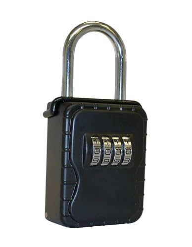 Key Lockbox Hide A Key Outdoor Hanging Lock Box Keysafe for Keys with Set Your Own 4 Digit Combination Code - Vault Locks 3200 (1)