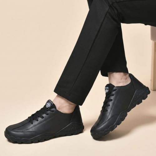 Image of Impakto Outwork Men's Barefoot Shoes | Wide Toe Box Lightweight Shoes for Trainning, Running on Soft Ground & Workout | Minimalist Zero-Drop for Natural Movement | Anti-Skid & Flexible Rubber Sole