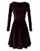 Women Shiny Velvet Evening Party Dress Semi Formal 2022 Fall Winter Fashion Cute LBD Dress Classy Solid Above The Knee Length Mini Dress Ochre Deep Dark Red Large