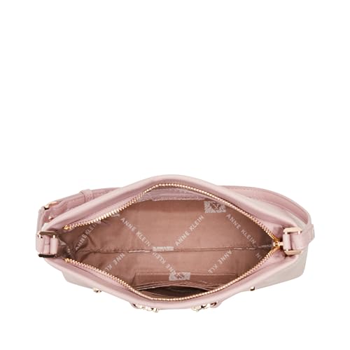 Anne Klein East West Crystal Horsebit Shoulder Bag3