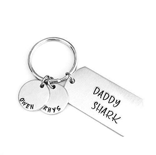 daddy shark keyring