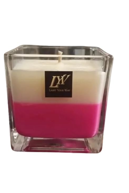 Light Your Way Candles | Large Candle | Light Blue Scented | Odour Eliminating Candle | Gift for Ladies. Gift for Mother's Day & Birthday | Long Burning Aromatherapy