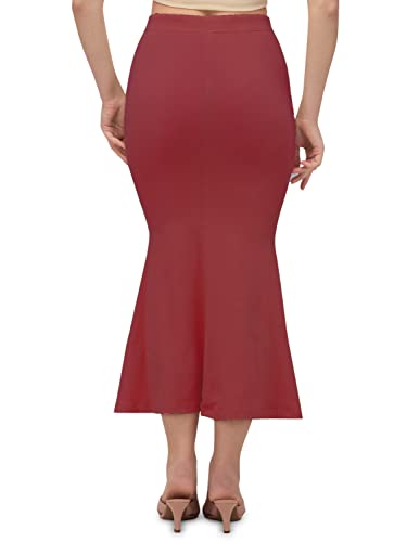 Image of Mehrang Lycra Saree Shapewear Petticoat for Women, Cotton Blended,Petticoat,Skirts for Women,Shape Wear Dress for Saree
