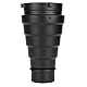 EBTOOLS Bowens Snoot-Snoot Honeycomb Grid Lichtstrahlrohr Bowens Mount Filter Für Studio Strobe Flash Und 4 Stück Farbgel Für Beleuchtungsrichtung Und Streulichtvorbeugungfilter, Aluminiumlegierung