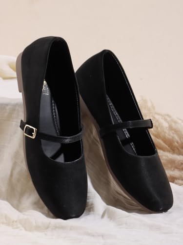 Image of SilverArrow Womens Lvory Bloom Women's Shoes|Bellies with Buckle Closure|Casual Wear