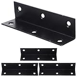Supports de fixation pour étagères : grâce aux supports en l, vous pouvez facilement installer des étagères en quelques étapes seulement, offrant ainsi un espace de rangement supplémentaire