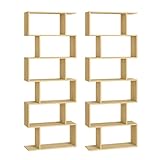 【MEHR SICHERHEIT】Andere freistehende Möbelstücke neigen dazu, umzukippen oder zu wackeln. Dieses Regal ist jedoch mit 2 Befestigungsvorrichtungen ausgestattet, sodass Sie es beruhigt in Ihrem Wohnzimmer oder Büro aufstellen können