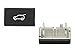 New Tailgate Rear Trunk Switch Button Cover Caps for BMW X5 E70 X6 E71