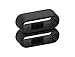 Strap Loop Fastener Rings Compatible with Garmin vivosport Bands 6Pack Black Rubber Replacement Watch Strap Band Keeper Loop Security Holder Retainer Ring for Vivosport Smart Activity Tracker
