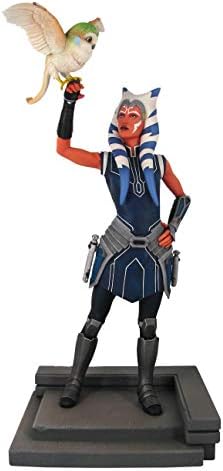 Gentle Giant Star Wars Premier Collection: Ahsoka Clone Wars 1:7 Scale Statue, Mulitcolor, 11 inches