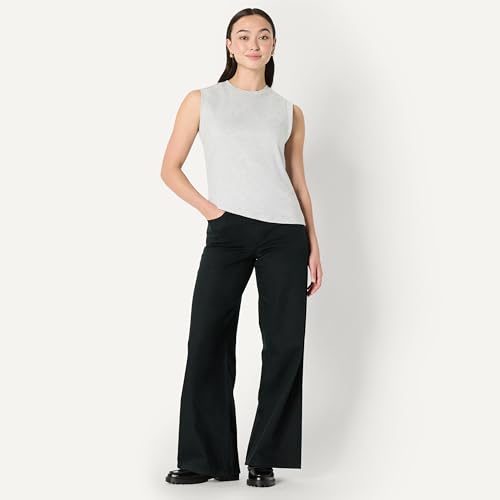 Image of Amazon Essentials Women's Relaxed-Fit Cotton Muscle Tee