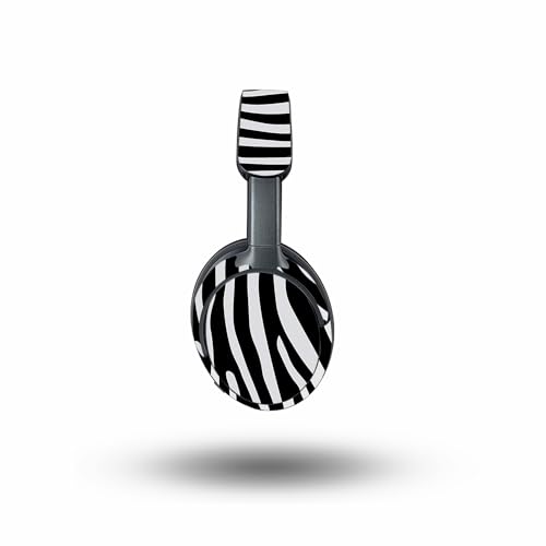 Image of MightySkins Skin Compatible with Bose QuietComfort Ultra - Black Zebra | Protective, Durable, and Unique Vinyl Decal wrap Cover | Easy to Apply, Remove, and Change Styles
